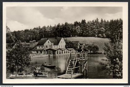 A2598 - alte Foto Ansichtskarte - Bad Sumpfmühle Mühle - Hetzdorf - Gaststätte - Brück & Sohn