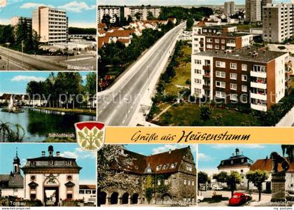 Heusenstamm Bastenwald Hotel Wohnsiedlung Luftbild Torbau Postschule Schloss Pla