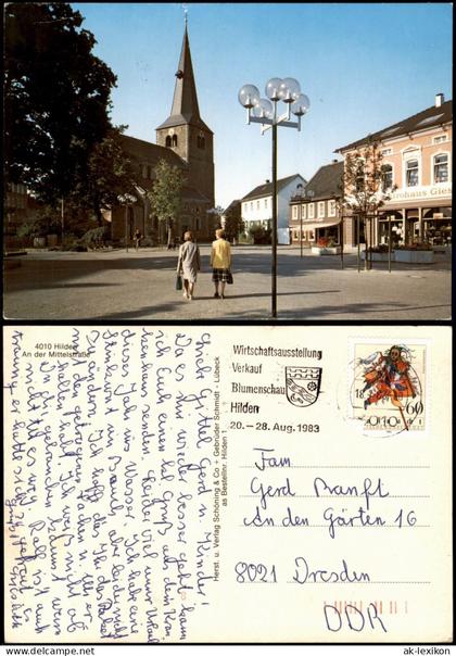 Ansichtskarte Hilden An der Mittelstraße, Elektrohaus 1983