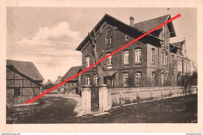 AK Algermissen Schule Pension Gasthof Bahnhof ? a Harsum Sehnde Lühnde Lobke Laatzen Sarstedt Hildesheim Lehrte Hannover