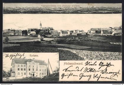 AK Höchenschwand, Ortsansicht, Kurhaus
