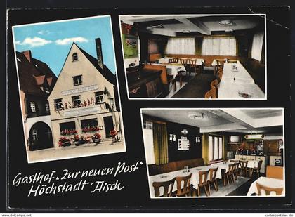 AK Höchstadt /Aisch, Gasthof Zur neuen Post, Pächter K. Leidhardt