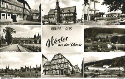 Hoexter Weser Hoexter Anstaqlt Klinik Rathaus x 1967