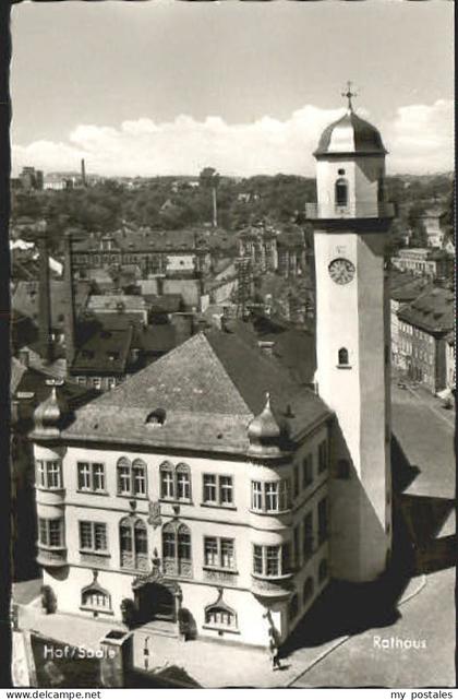 Hof Saale Hof / Saale Rathaus x 1963