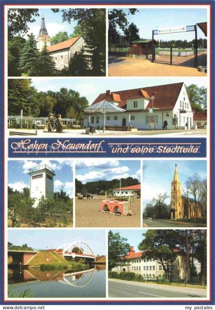 Hohen Neuendorf Oberhavel Brandenburg Kirche-Stolpe Bahnhof Grenzturm-Bergfelde