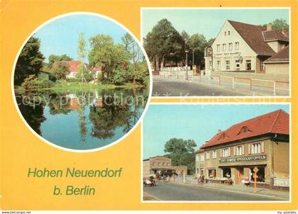 Hohen Neuendorf Partie an den Rotpfuhlen S-Bahnhof Einkaufszentrum Leninstrasse