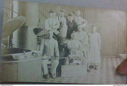 ! 1909 Fotokarte , Küche, Lockstedter Lager, Abs. Glückstadt, Militär, Bahnpost Hamburg - Tondern
