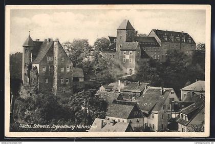AK Hohnstein / Sächs. Schweiz, Jugendburg Hohnstein