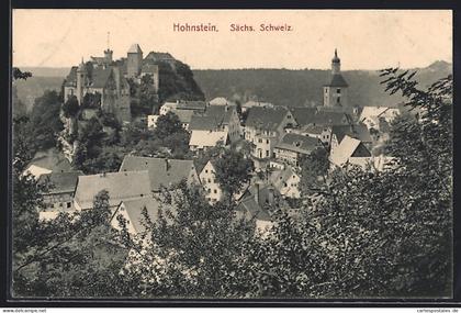 AK Hohnstein / Sächs. Schweiz, Ortsansicht