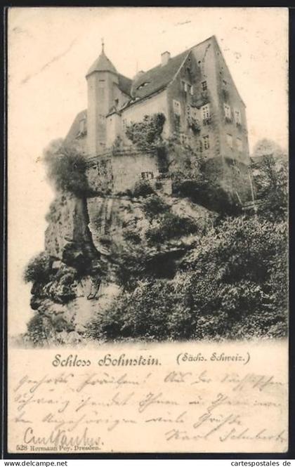 AK Hohnstein /Sächs. Schweiz, Schloss Hohnstein