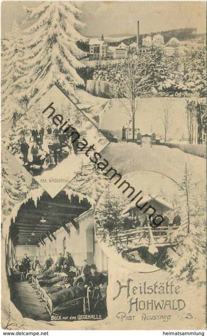 Hohwald Post Neustadt in Sachsen - Heilstätte - Verlag Julius Grunewald Oberneukirch 1915