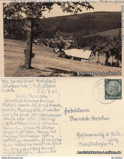 Holzhau-Rechenberg-Bienenmühle Blick von der Alten Straße zum Kannelberg 1940
