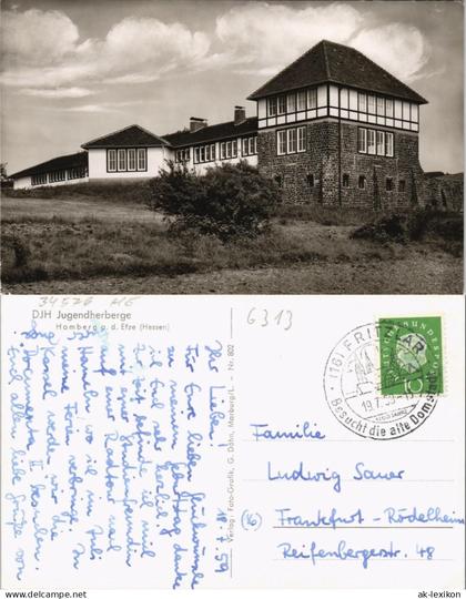 Ansichtskarte Homberg (Efze) DJH Jugendherberge 1959