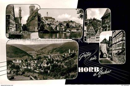 Horb Neckar Panorama Denkmal Ortsansichten