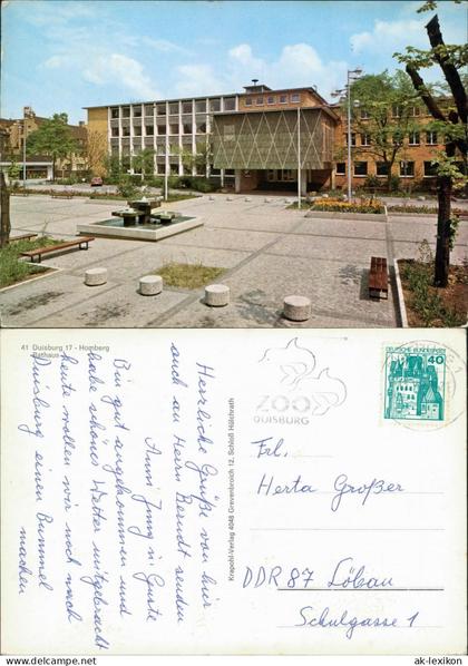 Ansichtskarte Hornberg Rathaus 1970