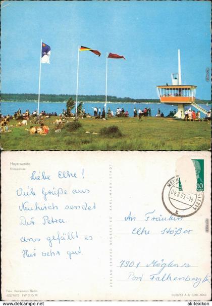Ansichtskarte Hoyerswerda Wojerecy Knappensee 1968