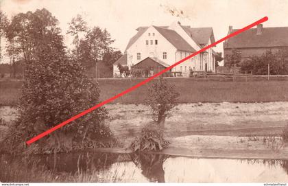 Foto AK Schwarzkollm Gasthof Bahnhof ? a Laubusch Lauta Bröthen Leippe Torno Hosena Bernsdorf Wittichenau Hoyerswerda