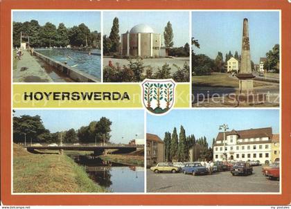 Hoyerswerda Planetarium Postsaeule Schwimmbad