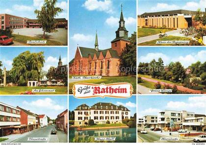 Ratheim Hueckelhoven Realschule Kirche Haus der Begegnung Ehrenmal Gruene Lunge