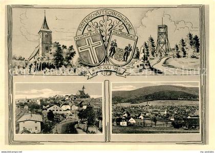 Huenfeld Patenschaftsuebernahme Huenfeld Neustadt Kirche Panorama