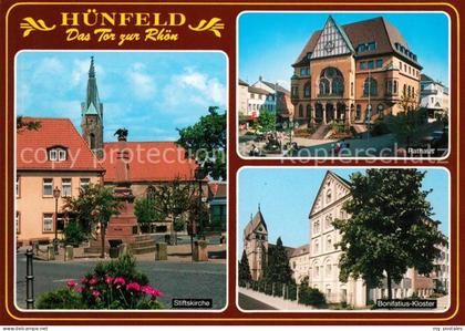 Huenfeld Stiftskirche Rathaus Bonifatius Kloster