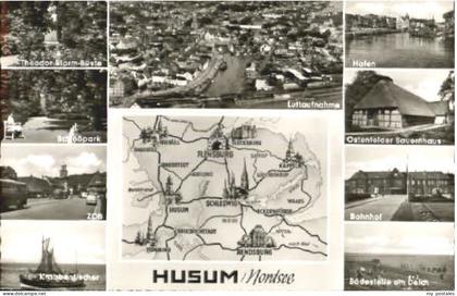 Husum Nordfriesland Husum  ungelaufen ca. 1955