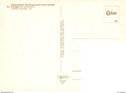 Ihringen Kaiserstuhl Fliegeraufnahme