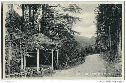 Ilmenau - Partie am Scheffel-Denkmal - Verlag Carl Schwarz Ilmenau (E38917y)*