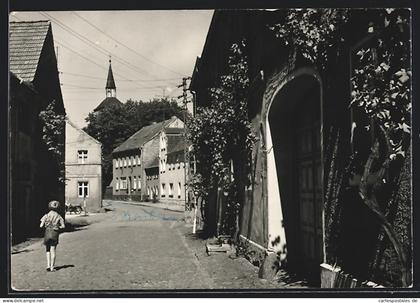 AK Jessen / Elster, Blick in die Fischerstrasse