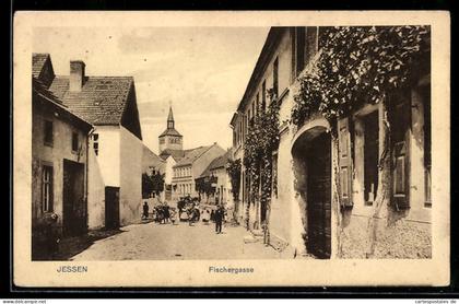 AK Jessen, Häuser in der Fischergasse