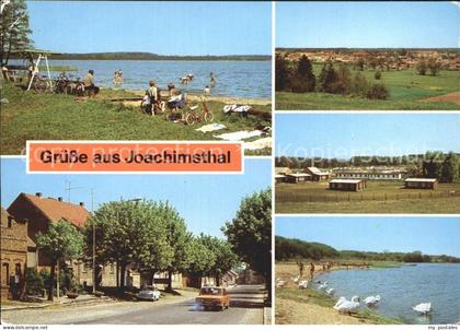 Joachimsthal Freibad Grimmitzsee Ernst Thaelmann Strasse Feriendorf Schwaene
