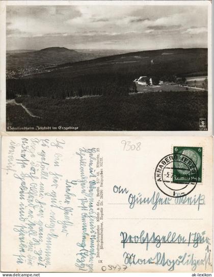 Jöhstadt (Erzgebirge) Luftbild Schullandheim vom Flugzeug aus 1940