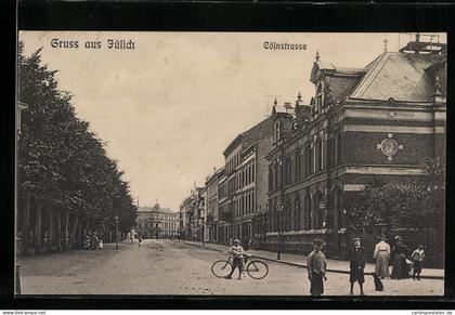 AK Jülich, Kölnstrasse mit Kindern