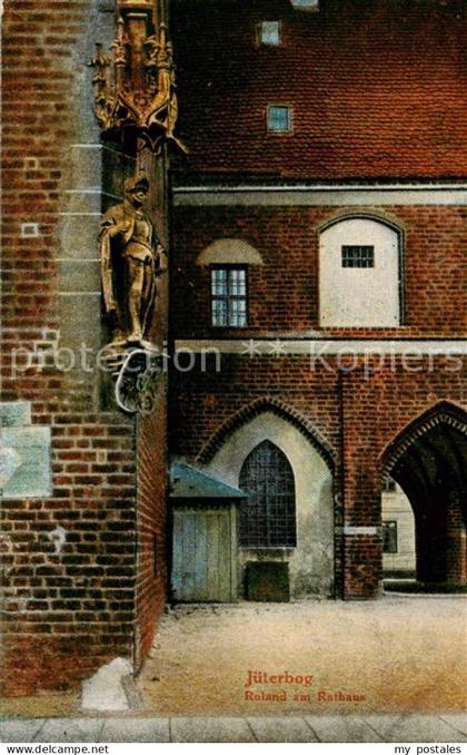Jueterbog Brandenburg Roland am Rathaus