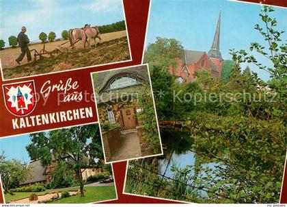 Kaltenkirchen Holstein Kirche Pferde Pflug