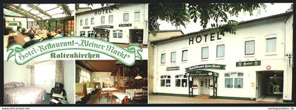 Klapp-AK Kaltenkirchen, Hotel-Restaurant Kleiner Markt, Innenansichten