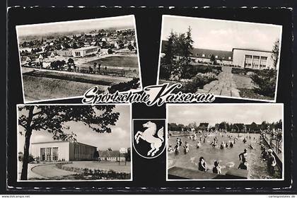 AK Kaiserau / Kamen, Sportschule, Schwimmbad, Ortspartie