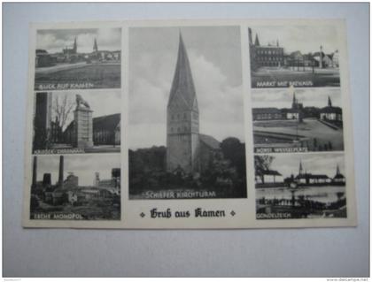 KAMEN , Zeche , Schöne Karte um 1940