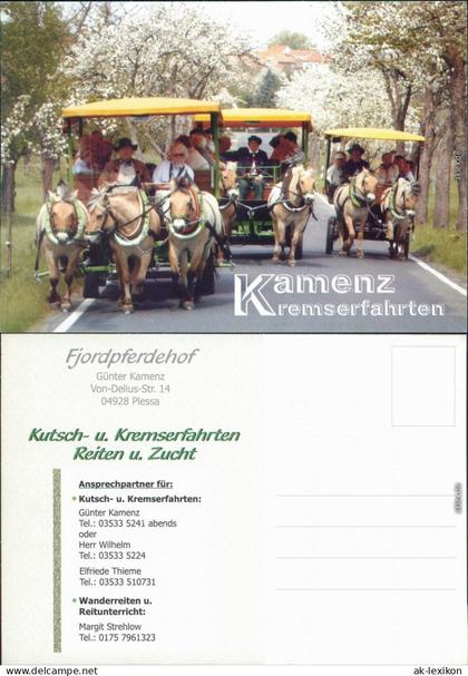 Kamenz Kamjenc Reklame & Werbung - Fjordpferdehof Kamenz 1995