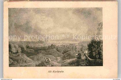 Karlsruhe Baden Alt-Karlsruhe Panorama