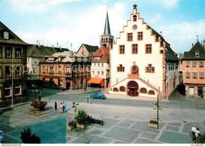 Karlstadt Main Marktplatz Rathaus Innenstadt