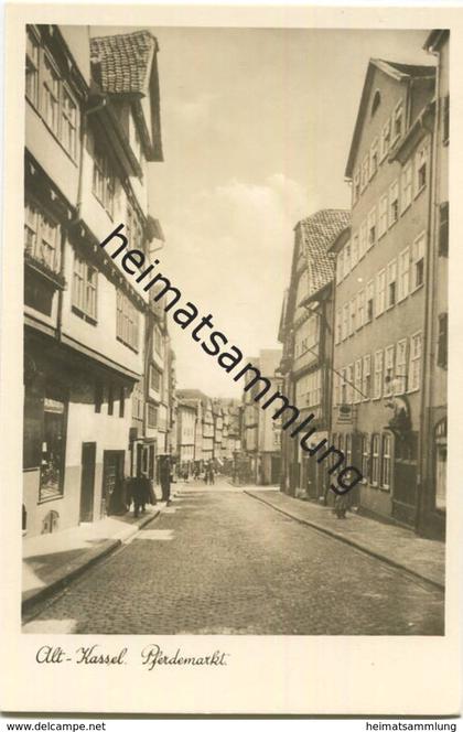 Kassel - Pferdemarkt - Foto-AK - Verlag Bruno Hansmann Kassel