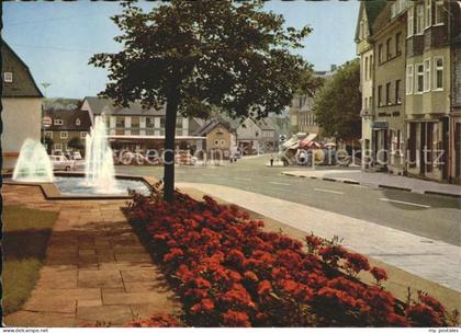 Kastellaun Hunsrueck Marktplatz Springbrunnen