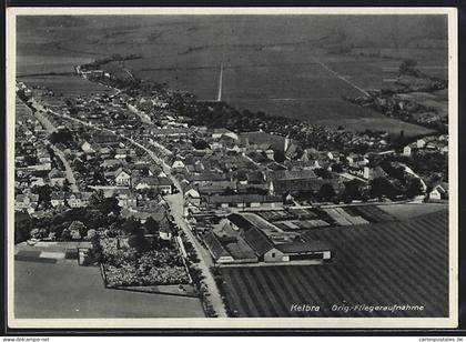 AK Kelbra, Ortsansicht, Fliegeraufnahme
