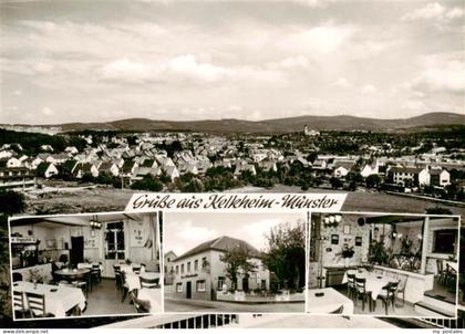 Muenster Kelkheim Stadtpanorama Gastwirtschaft zum Hohenstaufen