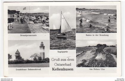 Kellenhusen old postcard travelled 1958 b170810