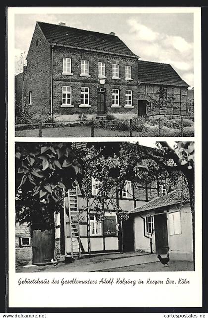 AK Kerpen / Rheinl., Geburtshaus des Gesellenvaters Adolf Kolping