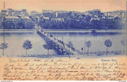 KIEL  CITY Blick ueber Kleiner Kiel