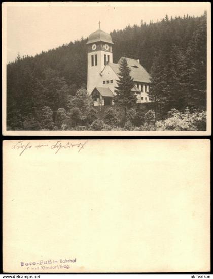 Ansichtskarte Kipsdorf-Altenberg (Erzgebirge) Kirche 1950
