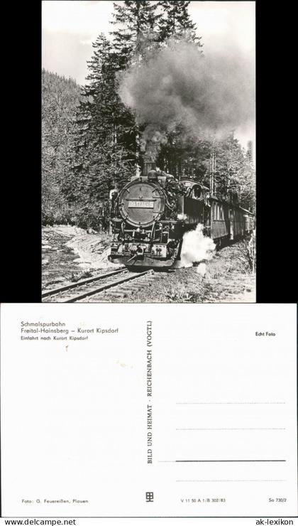 Kipsdorf-Altenberg (Erzgebirge) Schmalspurbahn Freital-Hainsberg Kipsdorf c1983